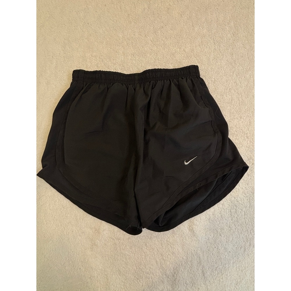 Nike Dri-FIT Tempo Running Shorts Womens XS Black Athletic Gym Training Mesh